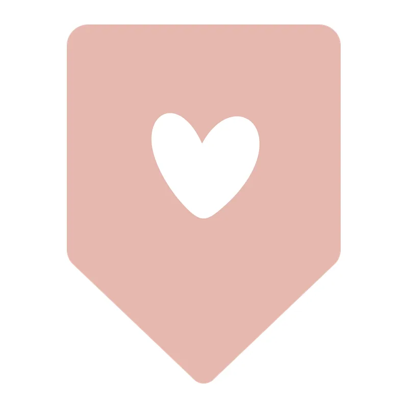 Heart Planner Pennant