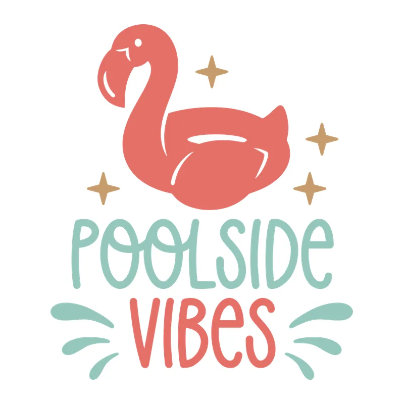 Poolside Vibes Flamingo Float