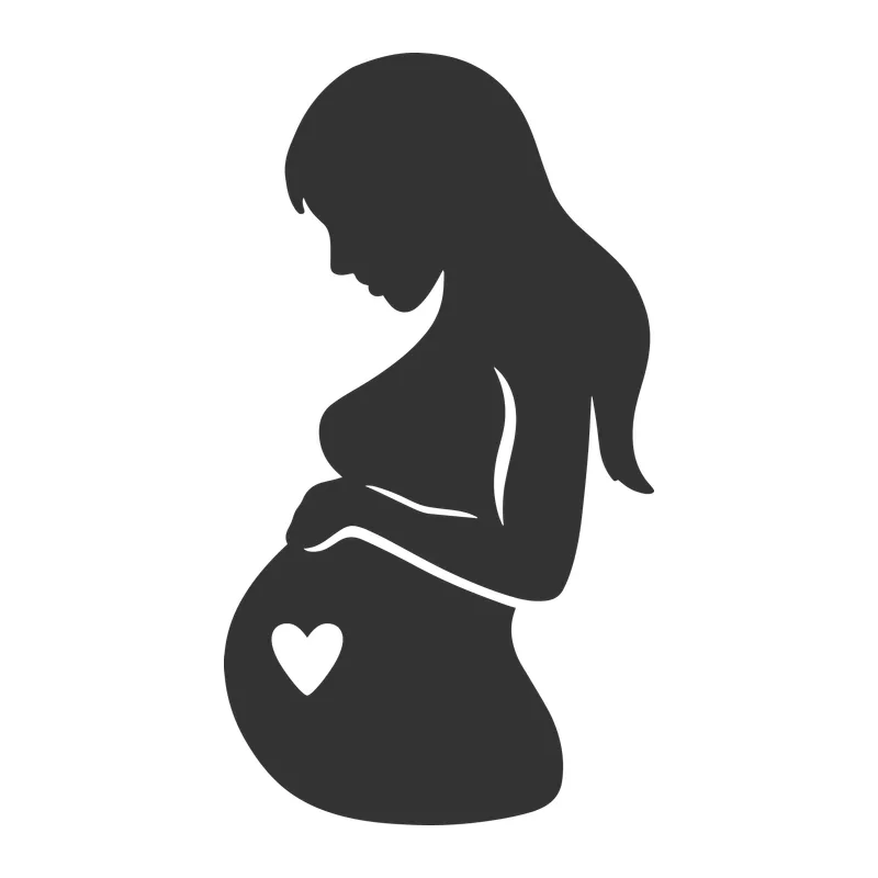 Pregnant Mother Silhouette