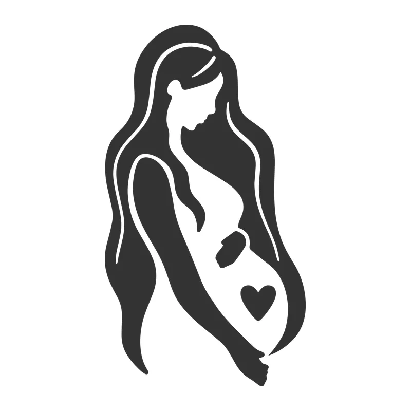 Pregnant Mother Silhouette