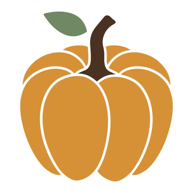 Simple Fall Pumpkin