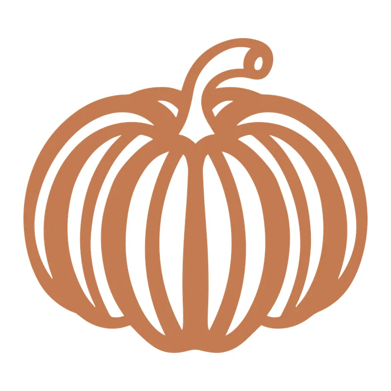 Ribbed Harvest Pumpkin