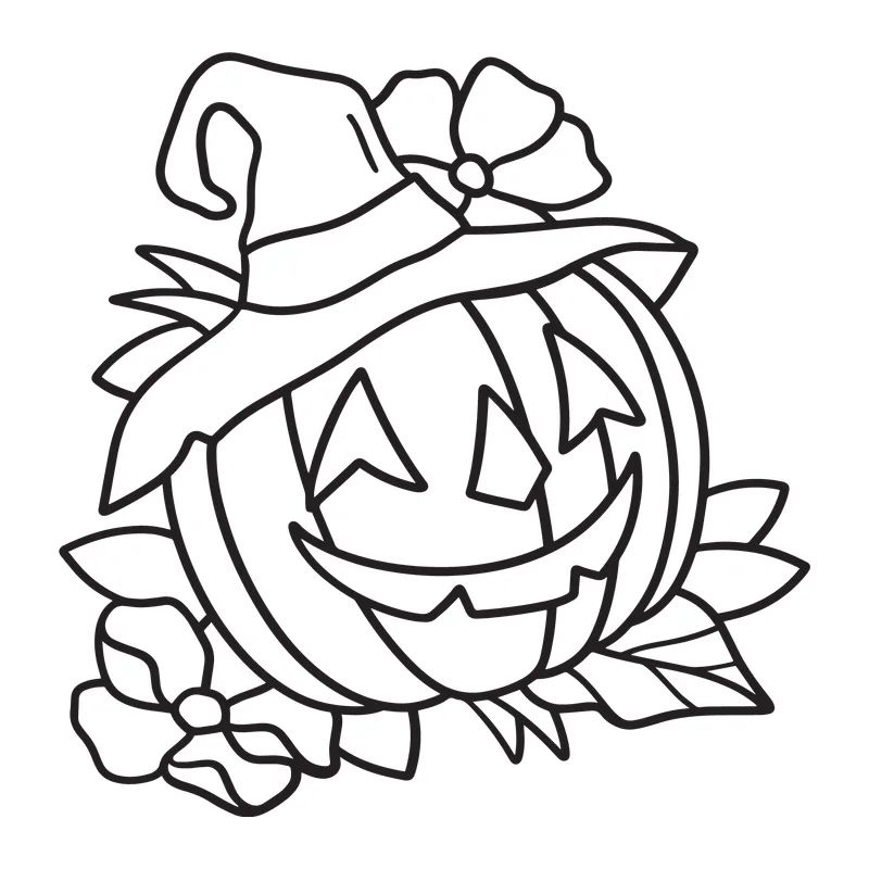 Witch Hat Jack-O-Lantern