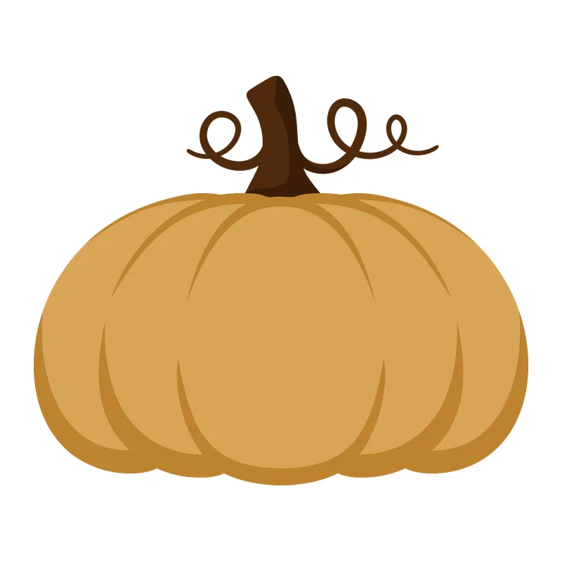 Plump Fall Pumpkin