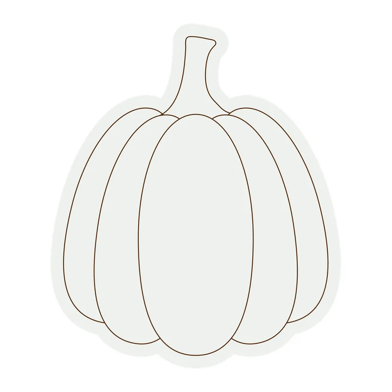 Simple Outline Pumpkin