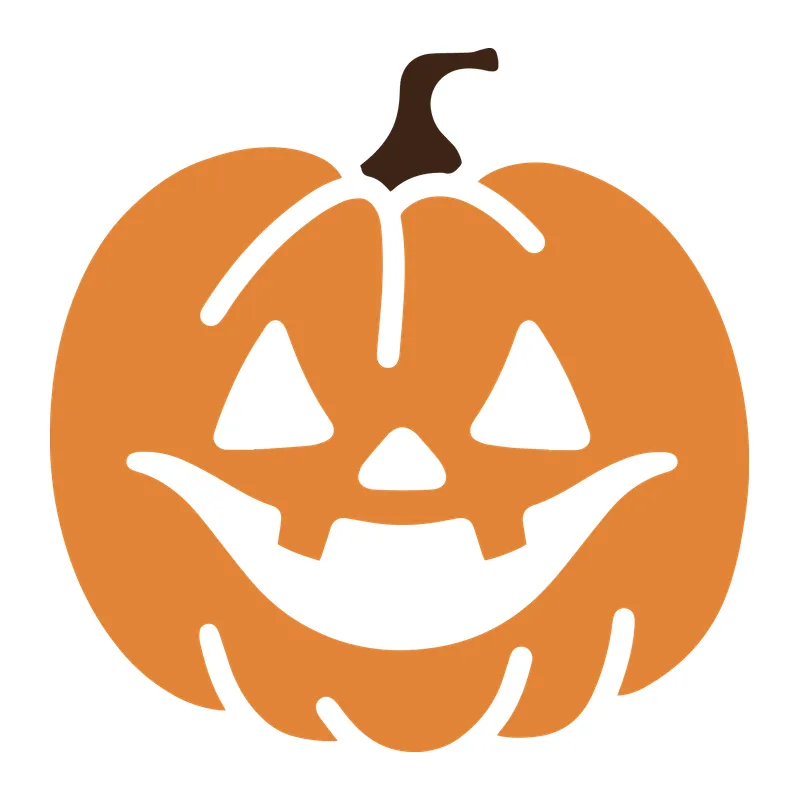 Grinning Jack-O'-Lantern
