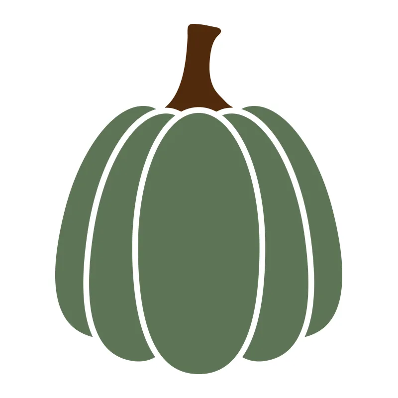 Sage Green Pumpkin