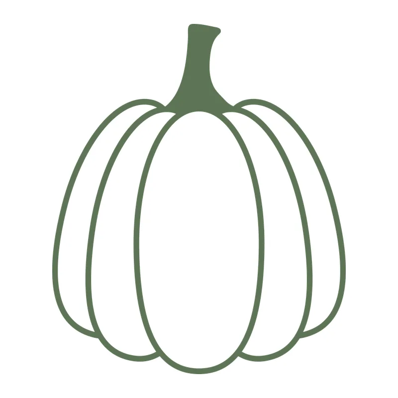 Simple Pumpkin Outline