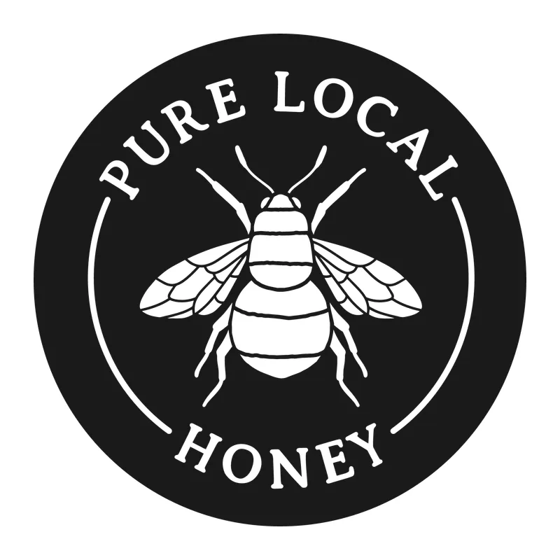 Pure Local Honey Bee Badge