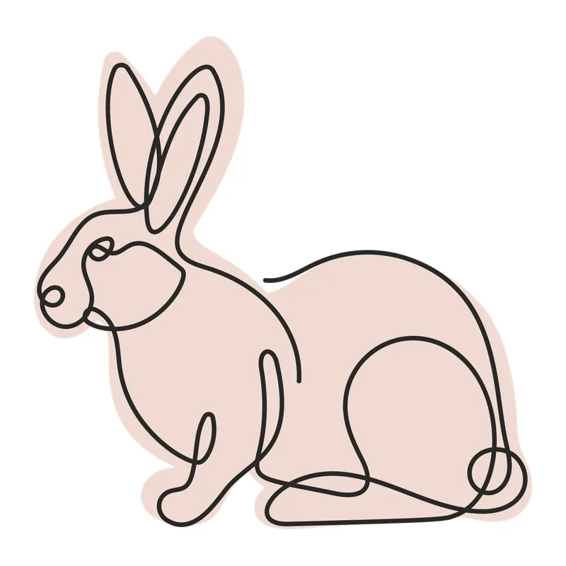 Rabbit Continuous Line