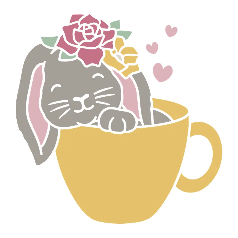 Bunny in a Teacup
