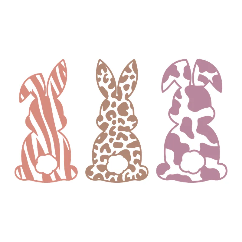 Animal Print Easter Bunnies