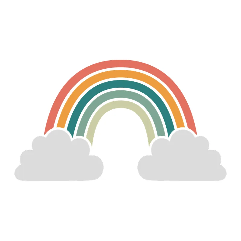 Rainbow and Clouds