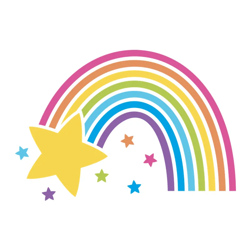 Rainbow and Stars