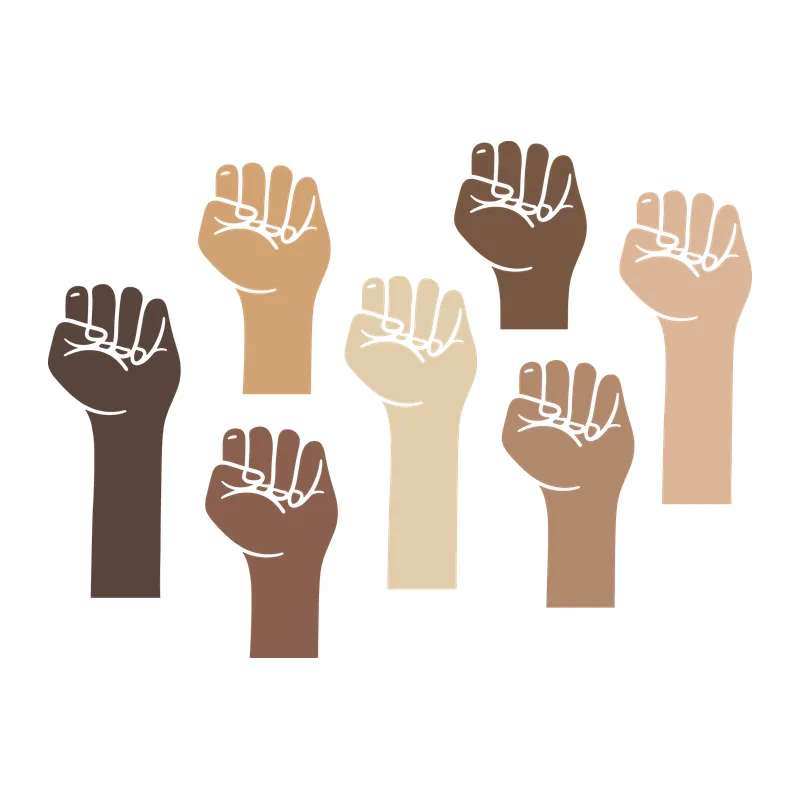 Raised Fists in Unity