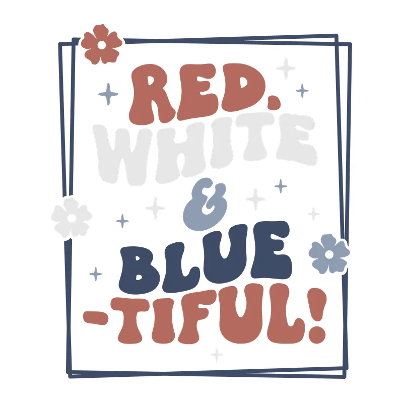 Red, White & Blue-tiful