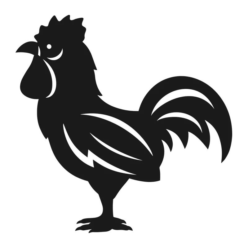 Rooster Silhouette