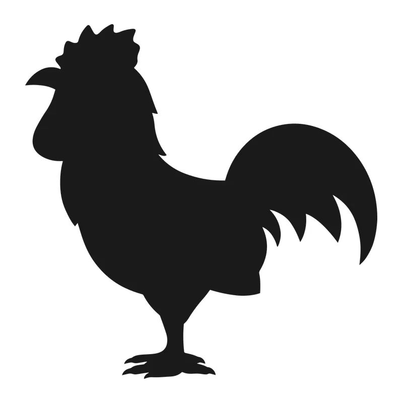 Rooster Silhouette