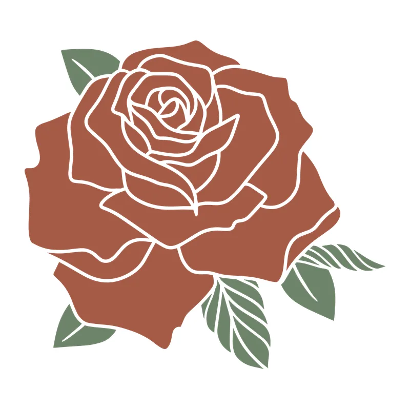Terracotta Rose Bloom
