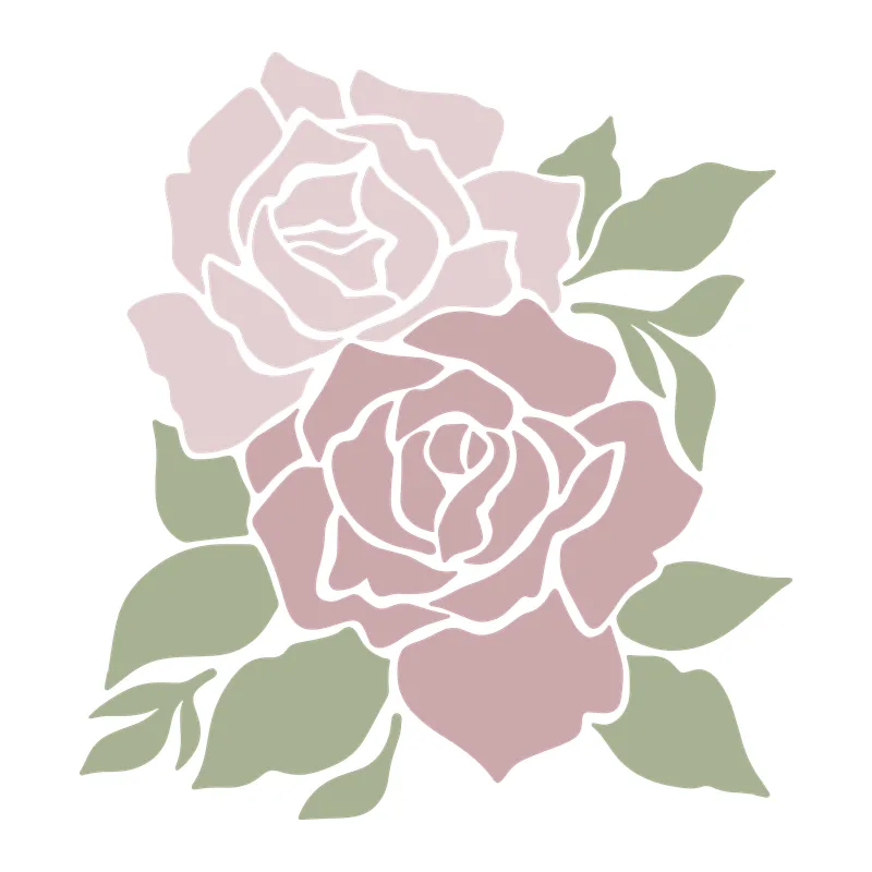 Blush Rose Pair