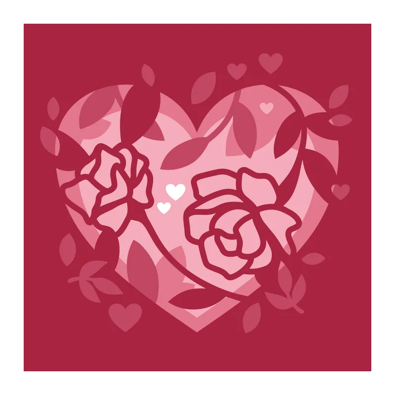 Rose Heart Shadowbox