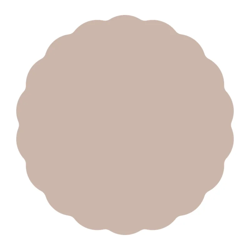 Scalloped Round Label