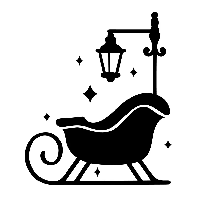 Santa's Sleigh and Lantern