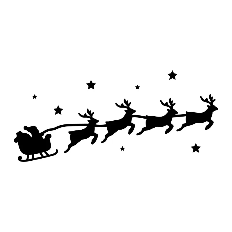Santa's Sleigh and Reindeer