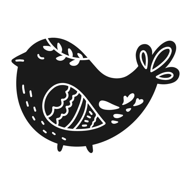 Scandinavian Folk Bird