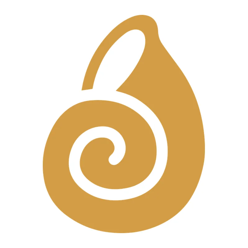 Spiral Seashell Silhouette