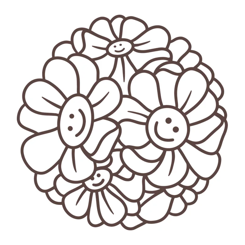 Smiley Flowers Bouquet