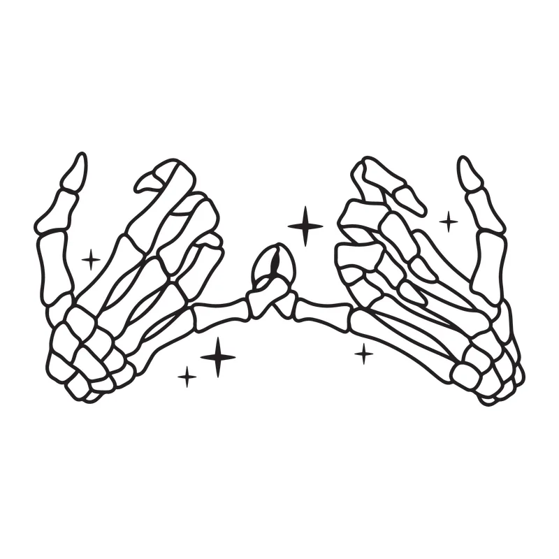 Skeleton Pinky Promise