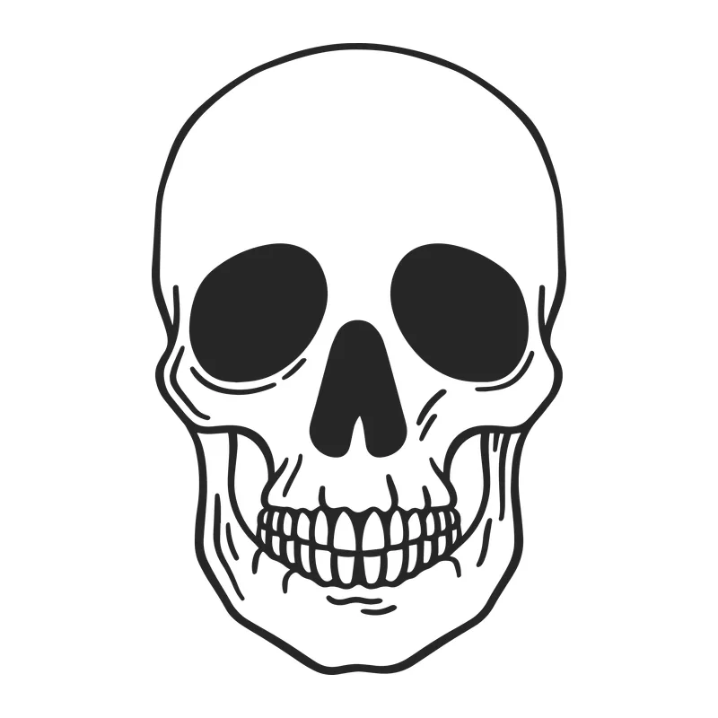 Front Facing Skull