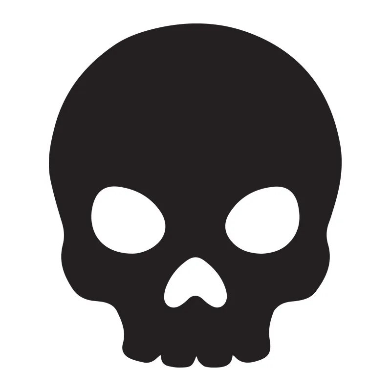 Simple Skull Silhouette