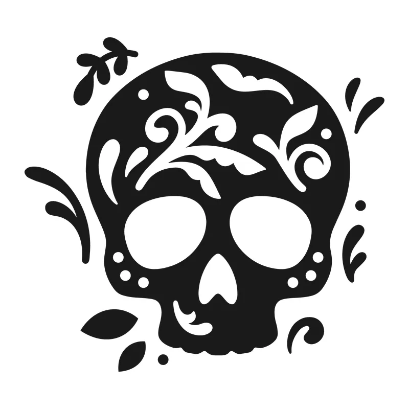 Floral Sugar Skull