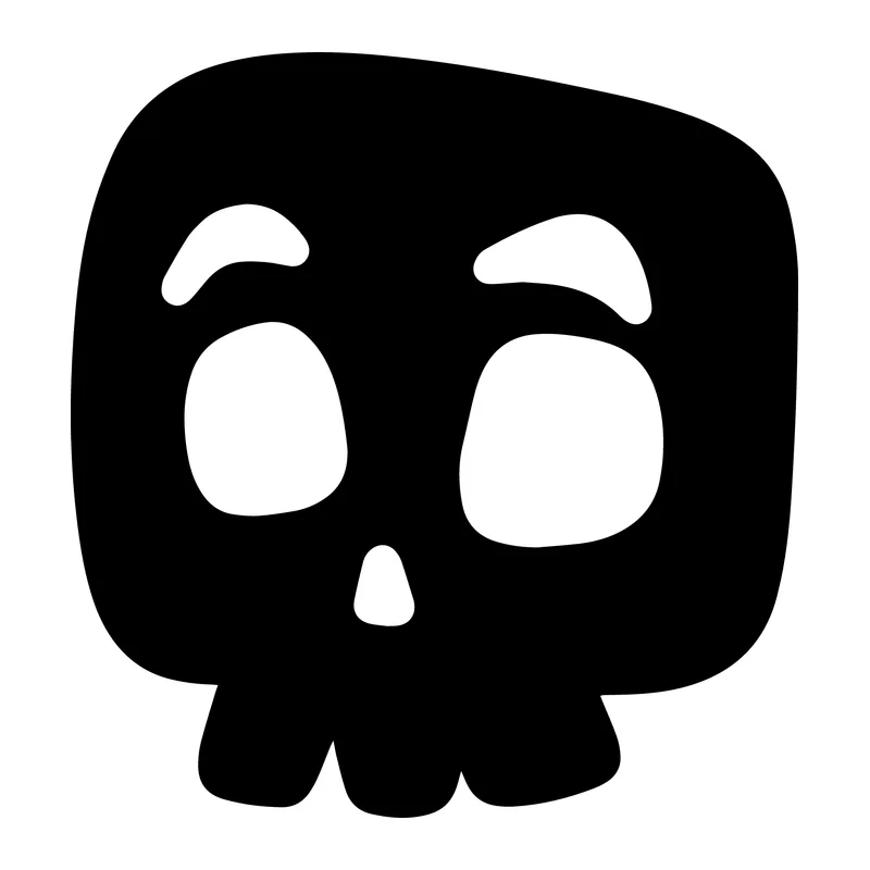 Cartoon Skull Head