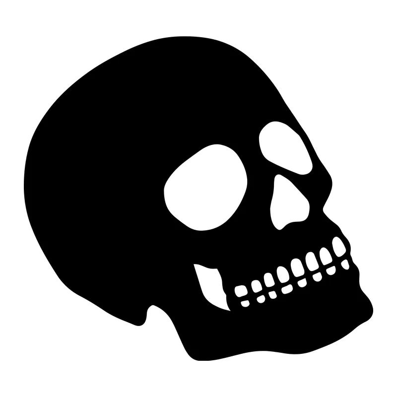 Skull Head Silhouette