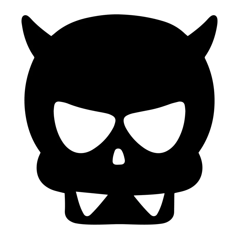 Horned Devil Skull