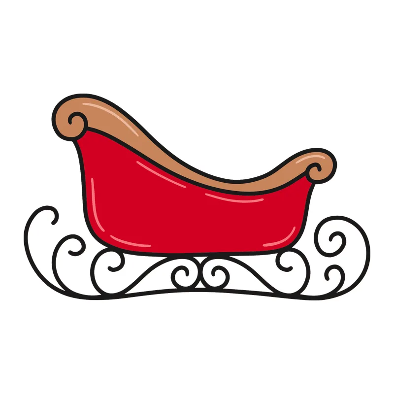 Red Christmas Sleigh