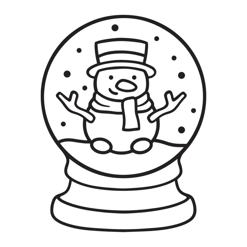 Snowman Snow Globe