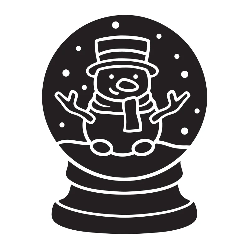 Snowman Snow Globe