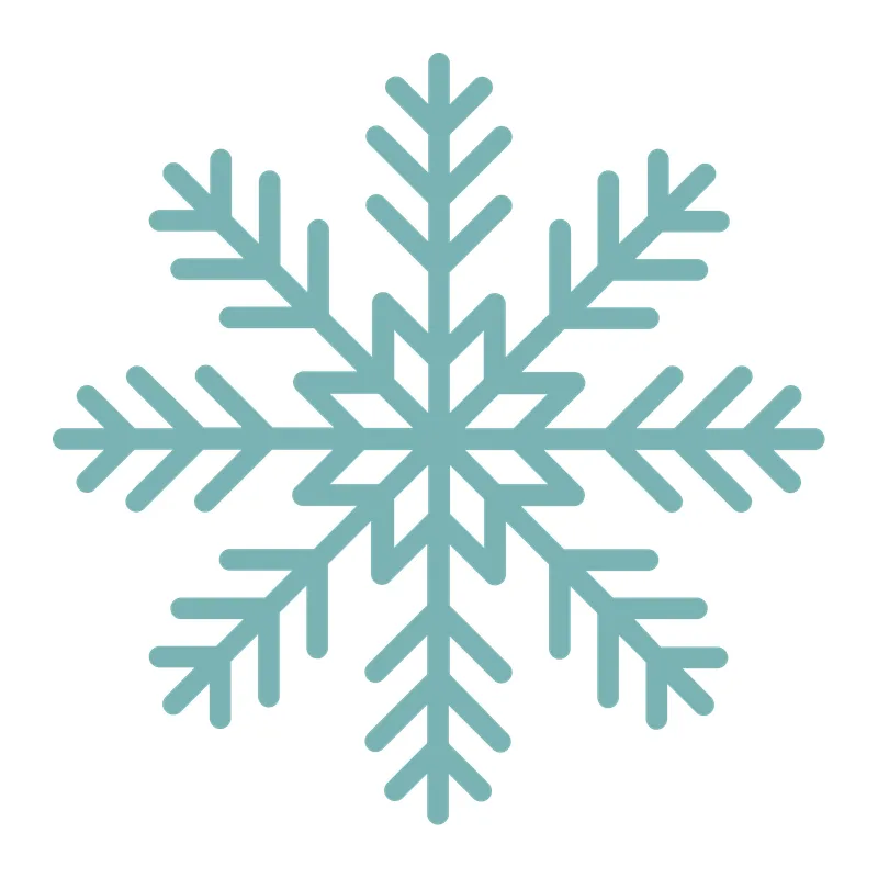 Classic Six-Point Snowflake
