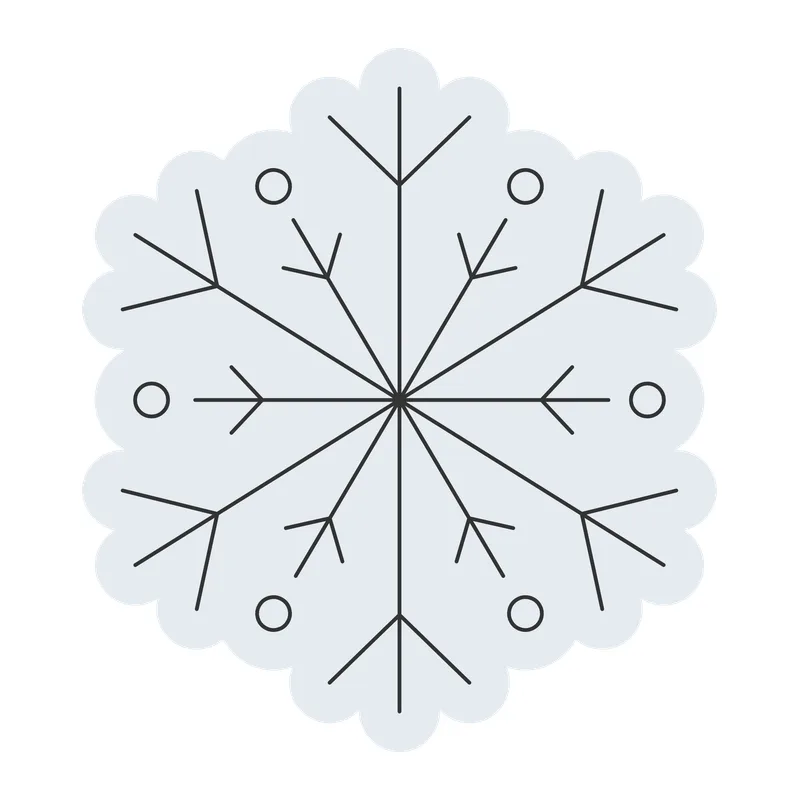 Scalloped Snowflake
