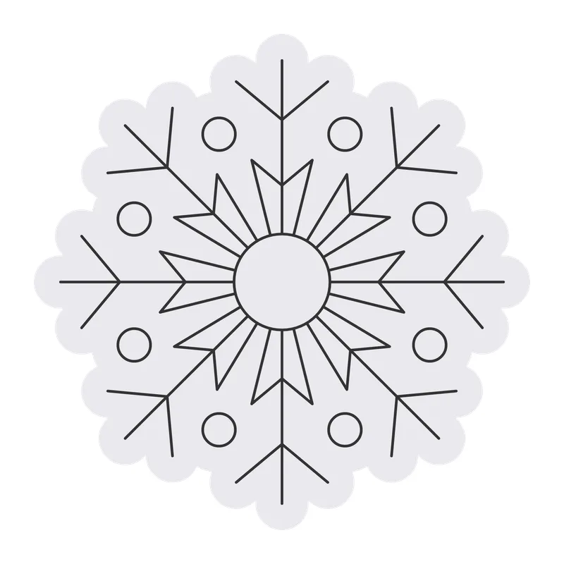 Scalloped Snowflake