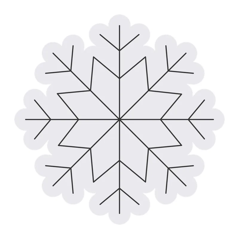Scalloped Snowflake