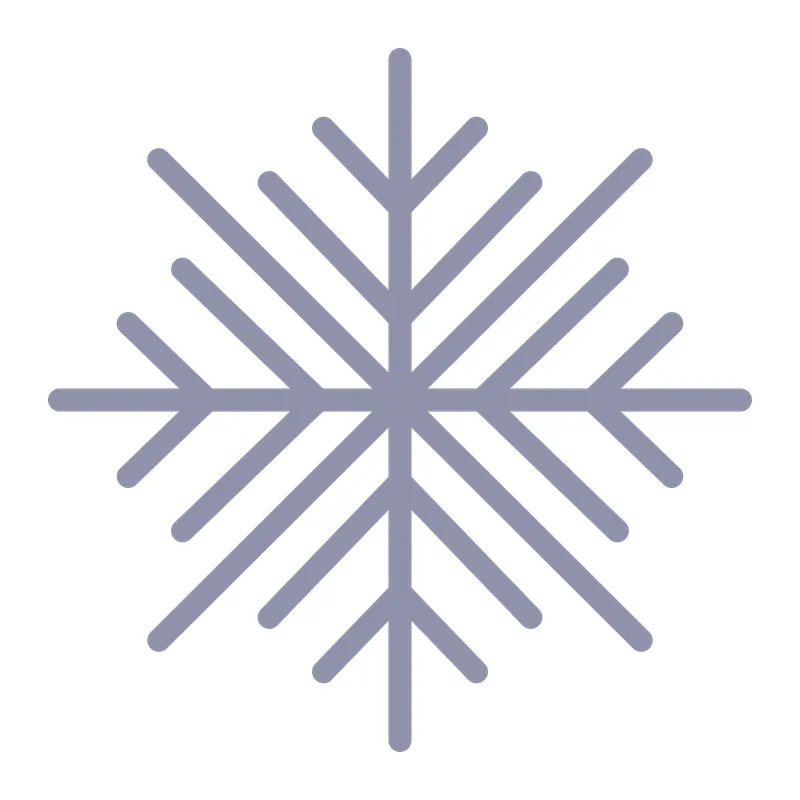 Simple Line Snowflake