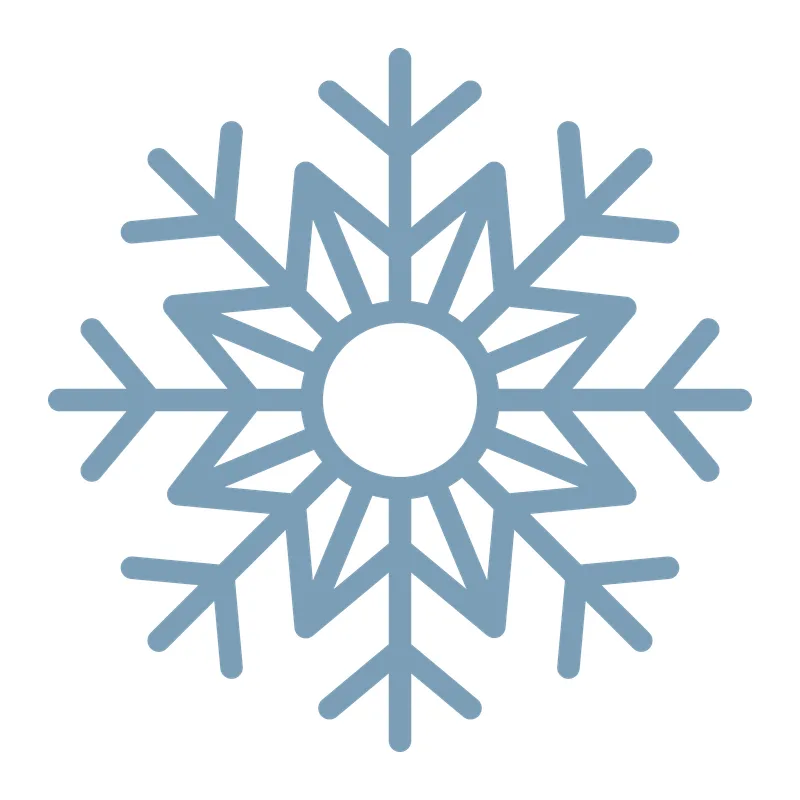 Classic Line Snowflake