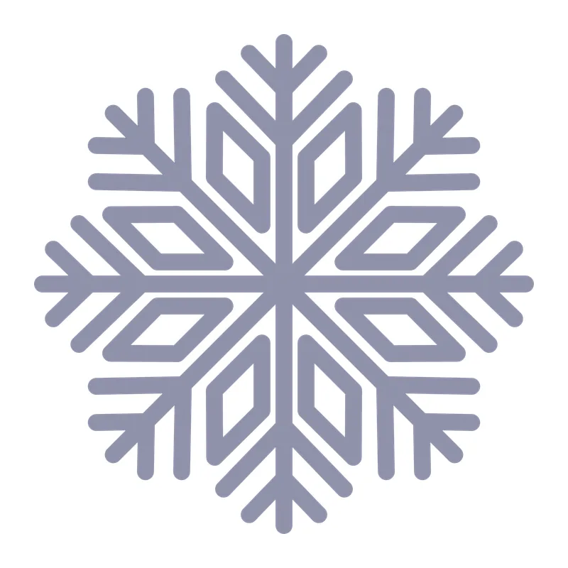 Classic Six-Point Snowflake