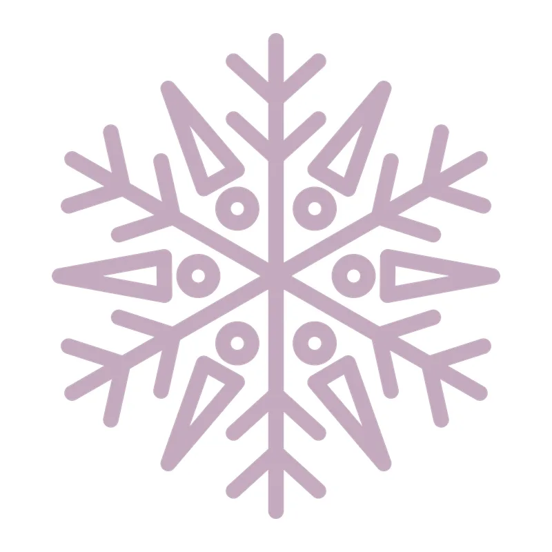 Geometric Line Snowflake