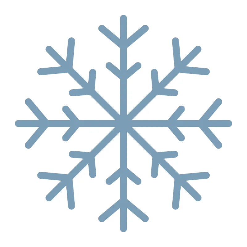 Simple Line Snowflake